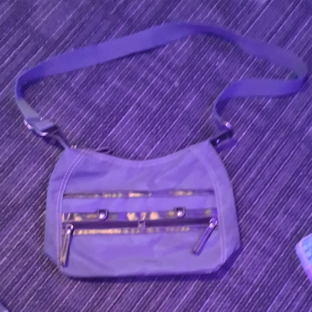 Nine West Lavender Shoulder Bag with Adjustable Strap